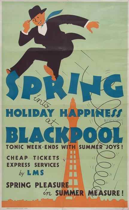 Appraisal: ANNOYMOUS BLACKPOOL lithograph in colours printed by Stafford Co London