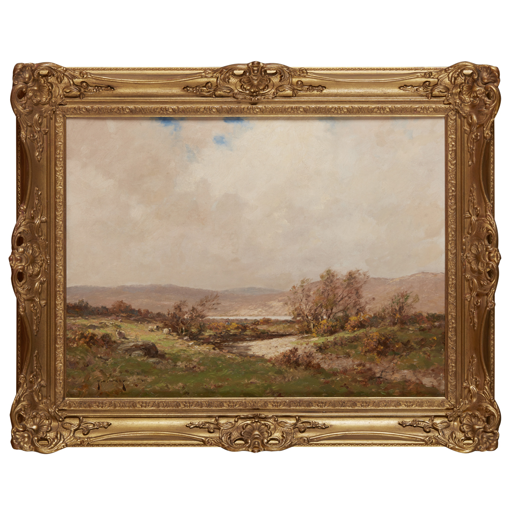 Appraisal: THOMAS HOPE MCKAY BRITISH FL - HEATHER HILLS signed oil