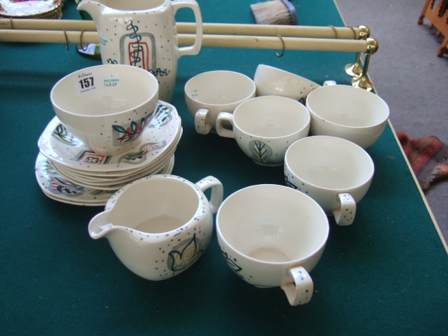 Appraisal: A mid winter stylecraft part tea service decorated in the