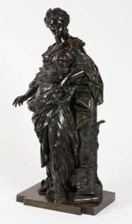 Appraisal: Sculpture Paul Duboy Paul Duboy French - Allegorical Figure bronze