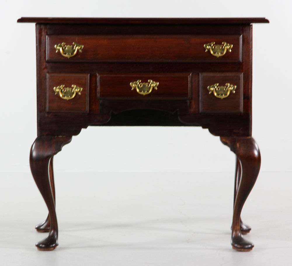 Appraisal: - th C Queen Anne Mahogany Lowboy th century Queen