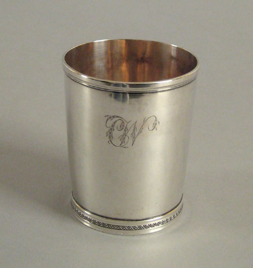 Appraisal: Philadelphia silver cup ca bearing the touch of John Owen