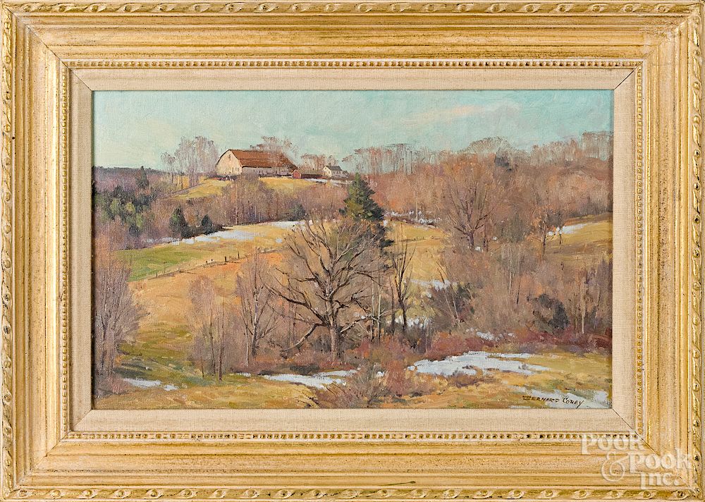 Appraisal: Bernard Corey American - landscape Exclusive on Bidsquare Bernard Corey