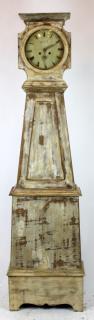 Appraisal: th c Swedish Mora clock Swedish Mora clock in painted