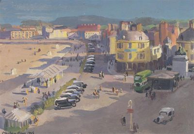 Appraisal: Stephen Bone - Evening Weymouth Signed also signed and titled