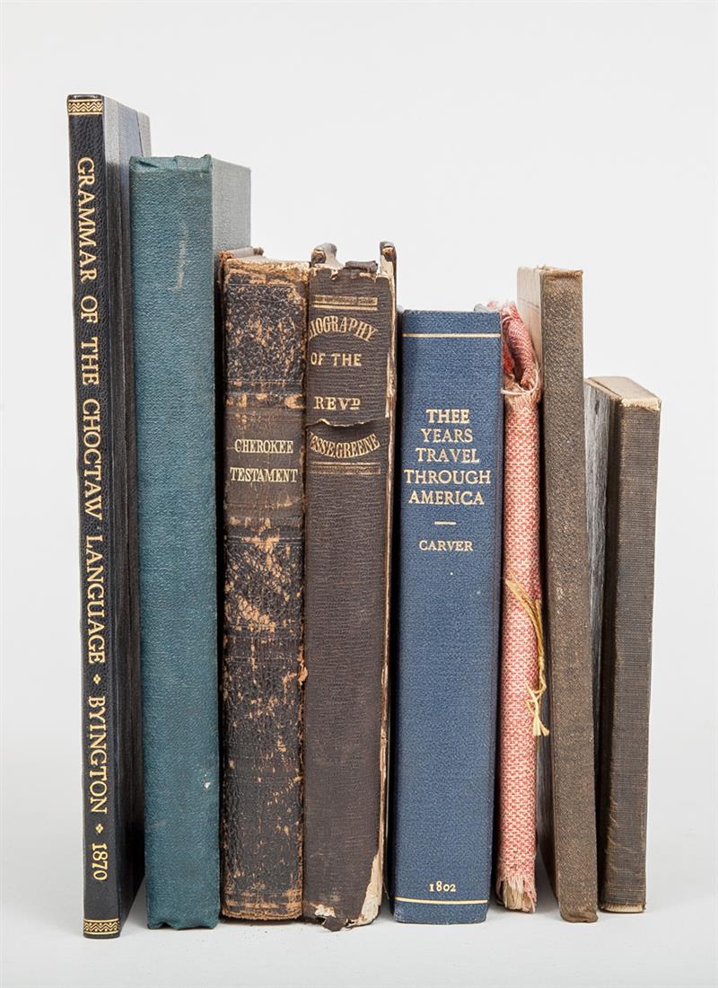 Appraisal: Assorted Group of Eight Books Pertaining to Native American Tribes