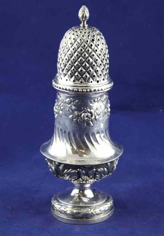 Appraisal: A late th early th century German standard silver sugar