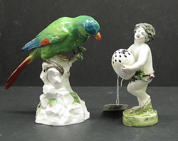 Appraisal: A Meissen porcelain study of a parrot after a model