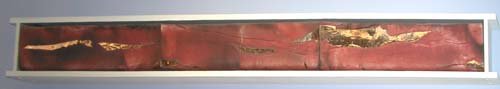 Appraisal: Long Rectangular Wall Hanging Ceramic on Ceramic Caplan Jerry x