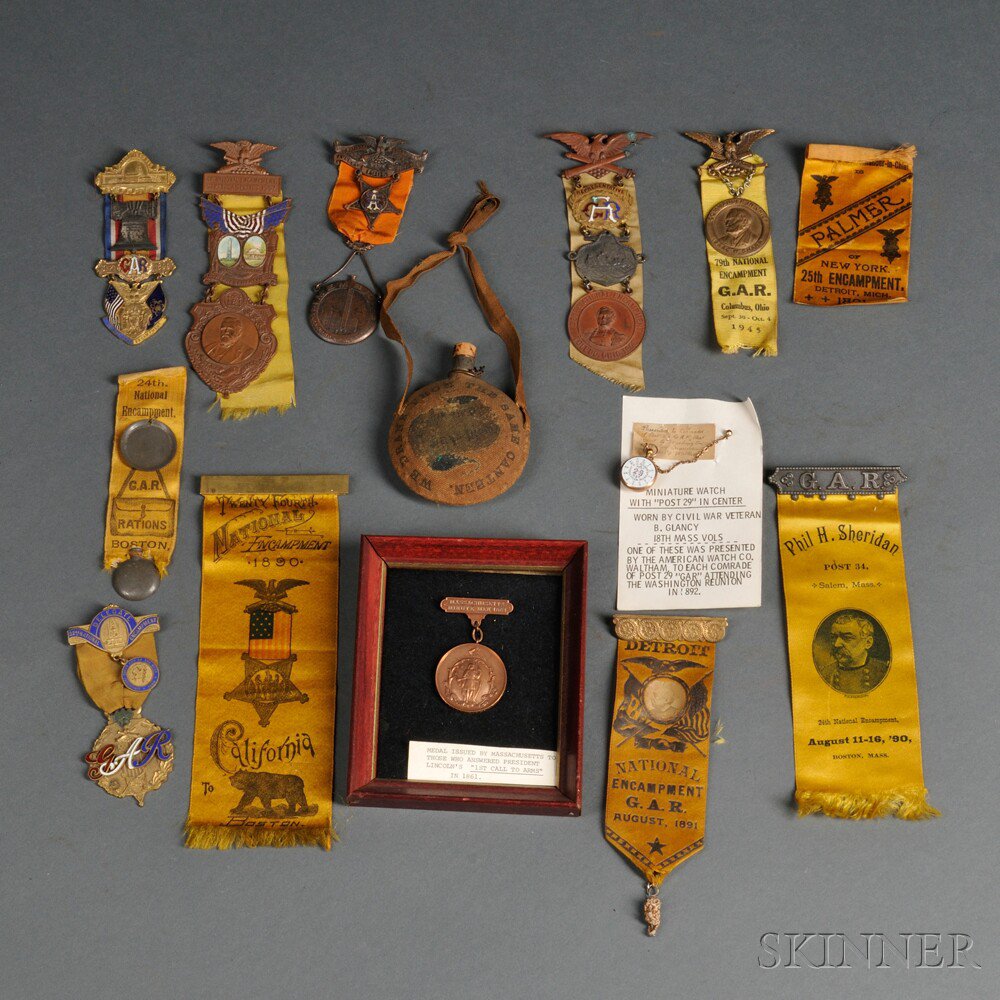 Appraisal: Group of G A R Medals c late th early