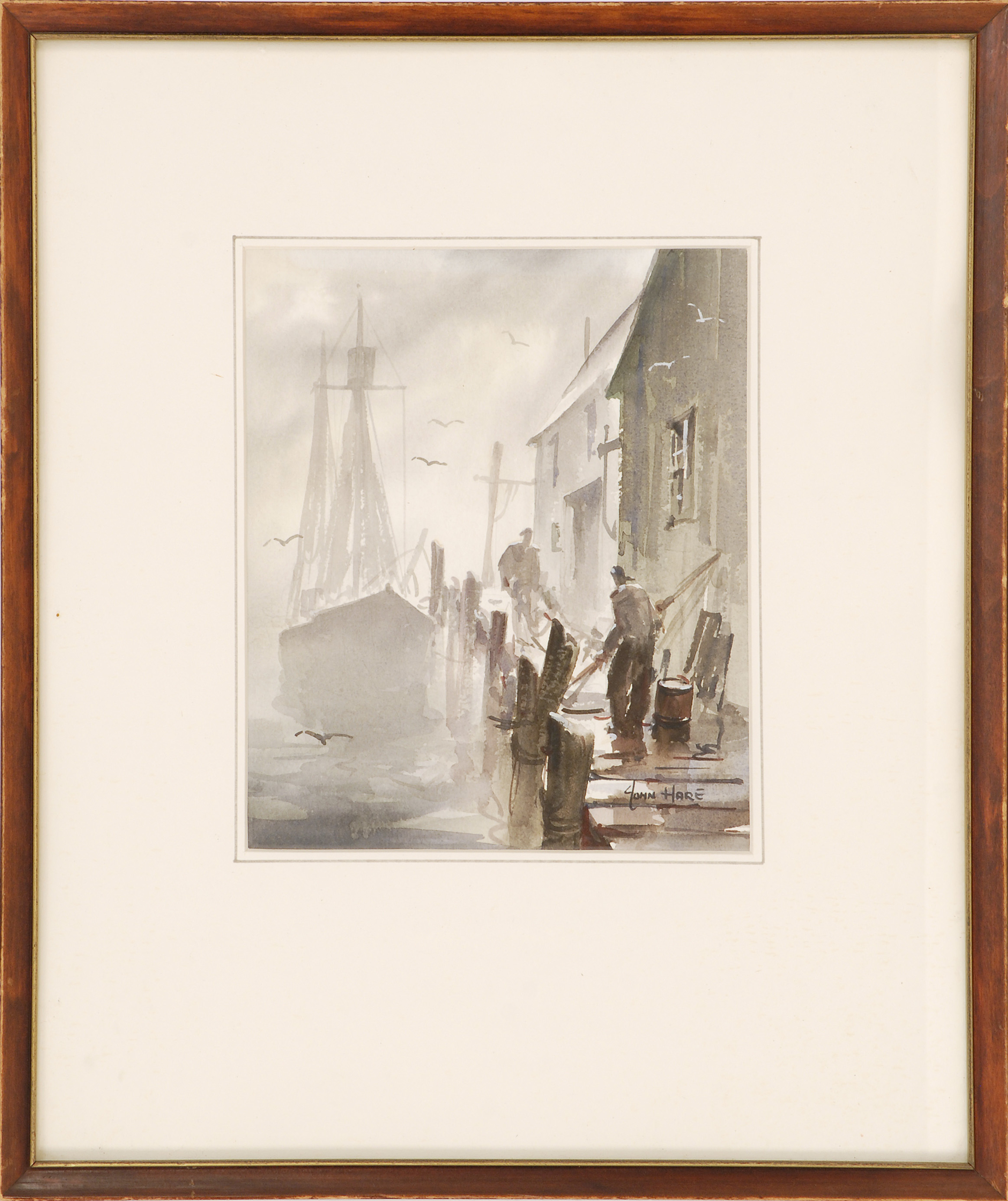 Appraisal: JOHN CUTHBERT HAREAmerican - Early Morning Mist - Provincetown Signed