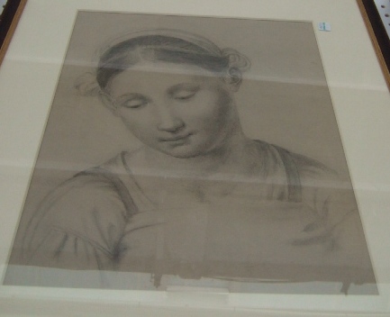 Appraisal: Dutch School th century Head study of a girl pencil