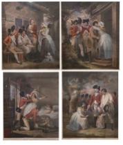 Appraisal: Four Engravings by George Keating - c After paintings by