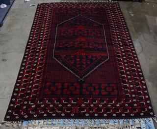 Appraisal: Pakistani Belouch carpet ' '' x ' ' Pakistani Belouch