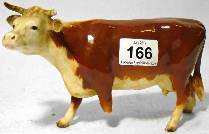 Appraisal: Beswick Hereford Cow front leg broke and missing end of