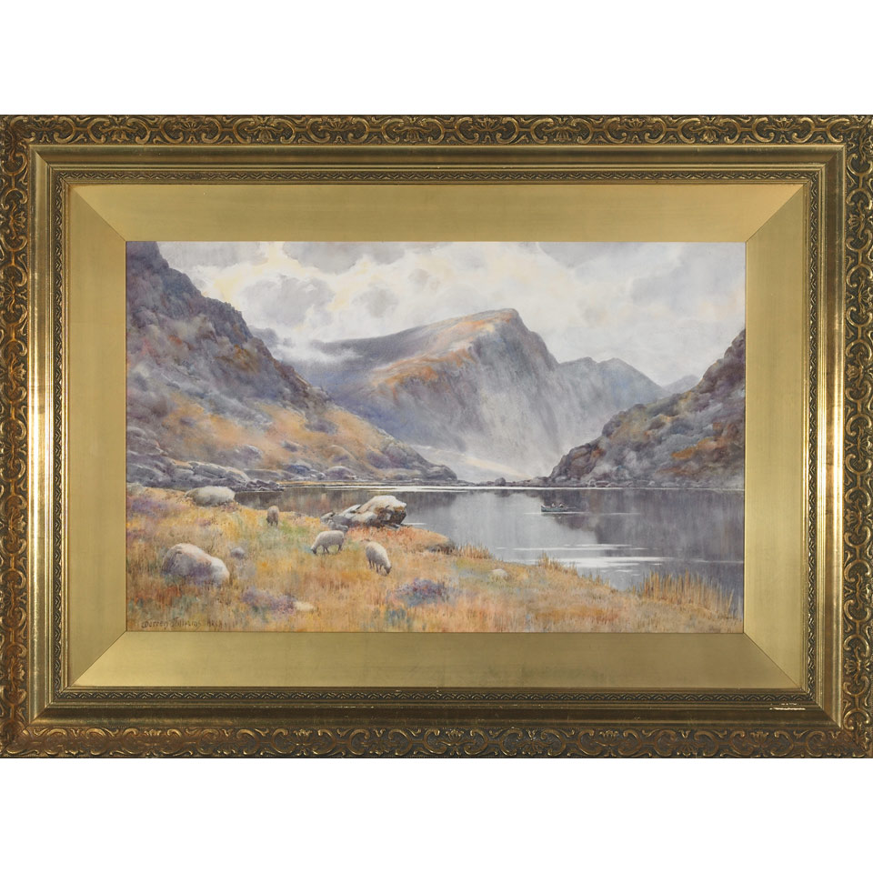 Appraisal: Warren Williams - British OGWEN LAKE BETHESDA Watercolour signed lower