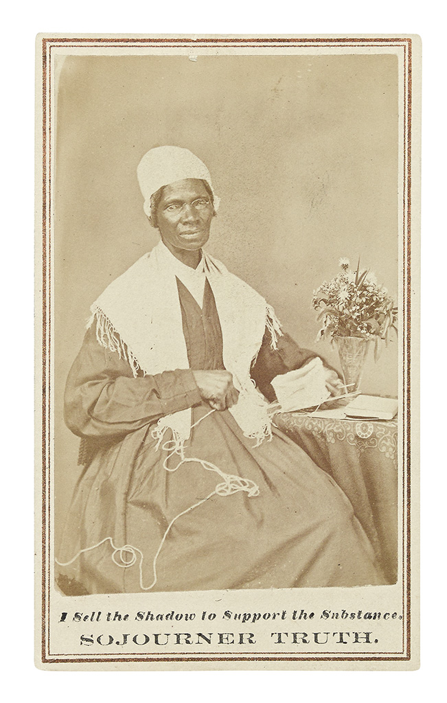 Appraisal: PHOTOGRAPHY BAUMFREE ISABELLA SOJOURNER TRUTH I Sell the Shadow to