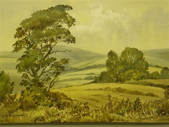 Appraisal: Keith Burtonshaw three watercolours of Yorkshire Derbyshire Dales all of