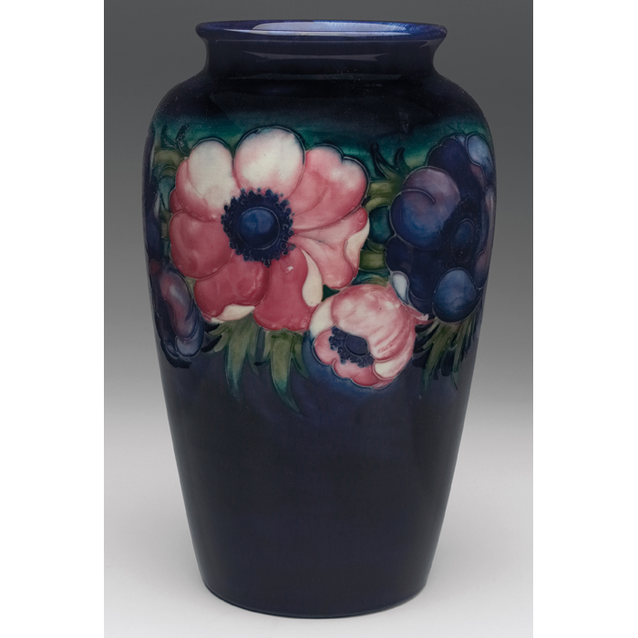 Appraisal: Large Moorcroft vase decorative poppy design impressed mark and painted