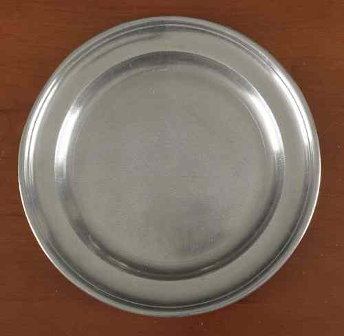 Appraisal: Providence Rhode Island pewter plate ca bearing the touch of