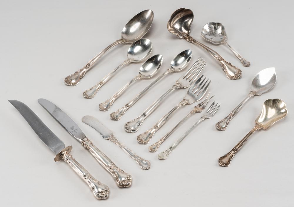 Appraisal: GORHAM CHANTILLY STERLING FLATWARE SERVICEwith maker's marks further marked Sterling