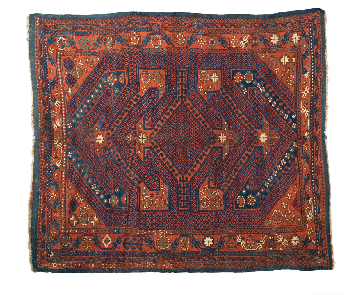 Appraisal: BERGAMA RUG WEST ANATOLIA SECOND HALF TH CENTURY The deep