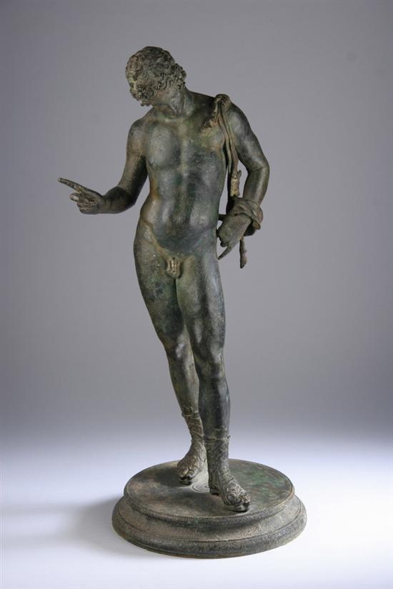 Appraisal: SABATINO DE ANGELIS Italian b NARCISSUS AFTER THE ANTIQUE cast