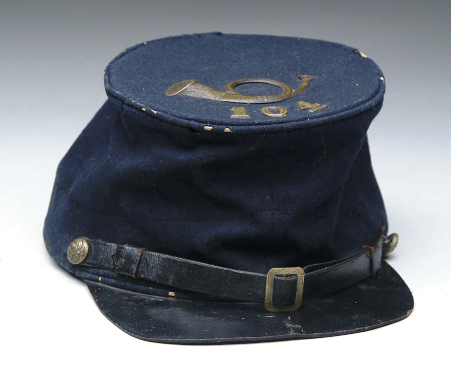 Appraisal: FEDERAL ENLISTED BUMMERS KEPI Standard issue Federal Kepi with front