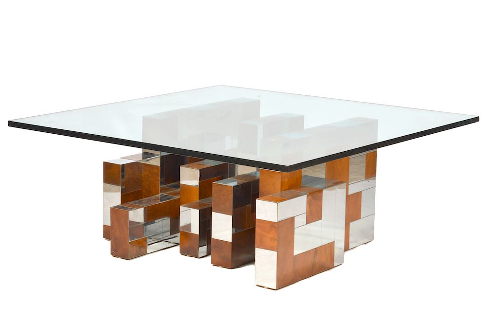 Appraisal: Paul Evans 'Cityscape' Coffee Table Paul Evans 'Cityscape' mid-century coffee