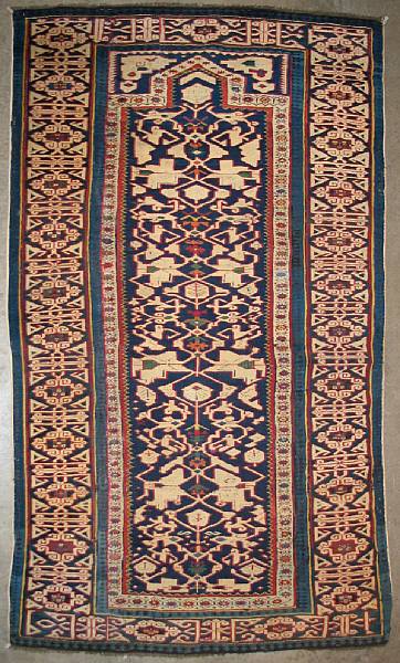 Appraisal: A Shirvan carpet Caucasus size approximately ft in x ft