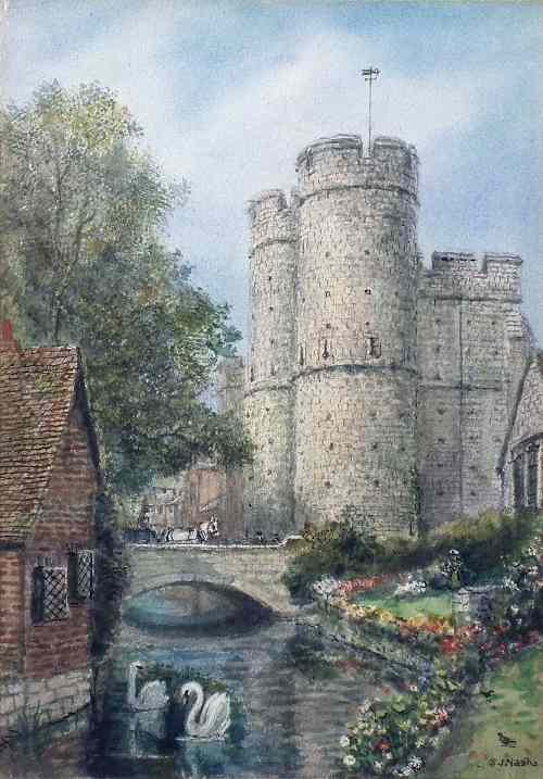 Appraisal: S J Toby Nash - - Watercolour - ''View of