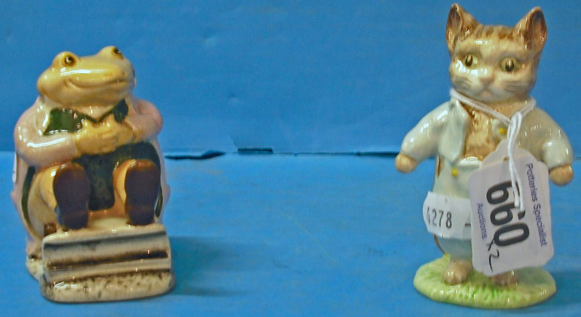 Appraisal: Beswick Beatrix Potter figures Mr jackson And Tom Kitten Both