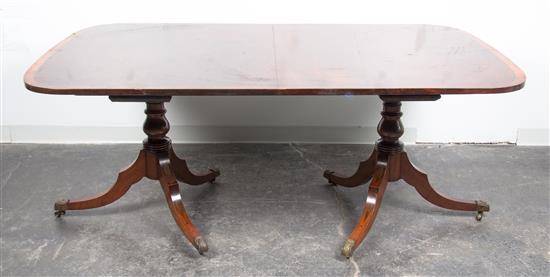 Appraisal: Sale Lot A George III Style Mahogany Dining Table second