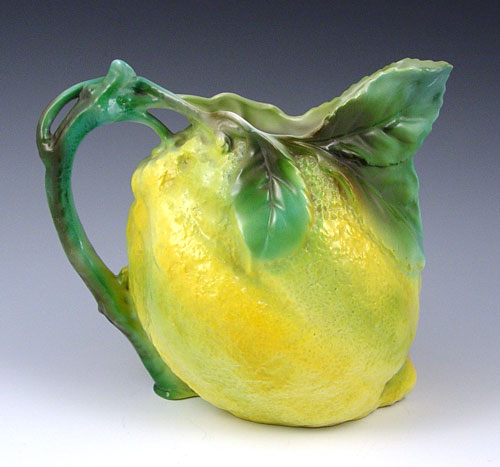 Appraisal: ROYAL BAYREUTH LEMON FORM PITCHER Blue mark ''h