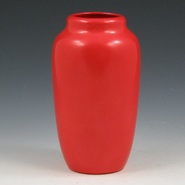 Appraisal: Weller Chengtu Vase Weller Chengtu vase in deep orange Marked