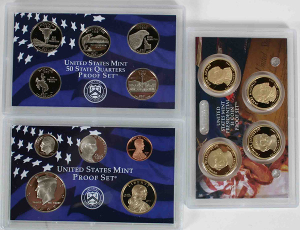 Appraisal: coins U S Mint Proof Set Box COA