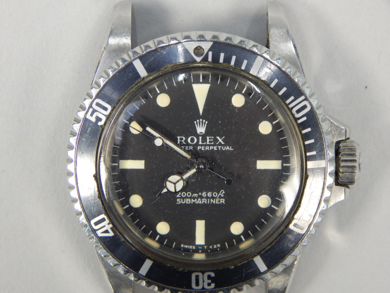 Appraisal: A Rolex Submariner model with meters first matte dial serial