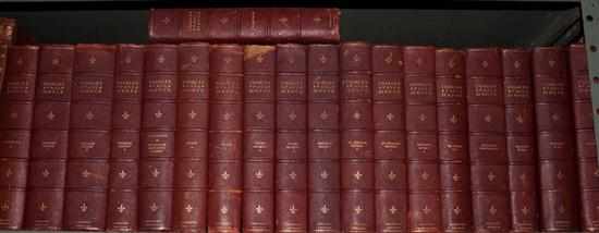 Appraisal: Books Sets and Bindings Nineteen volumes the works of Charles