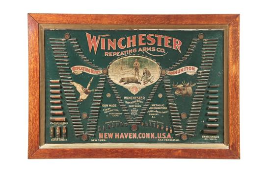 Appraisal: WINCHESTER MODEL CARTRIDGE BOARD The ''Double-W'' version with two hundred