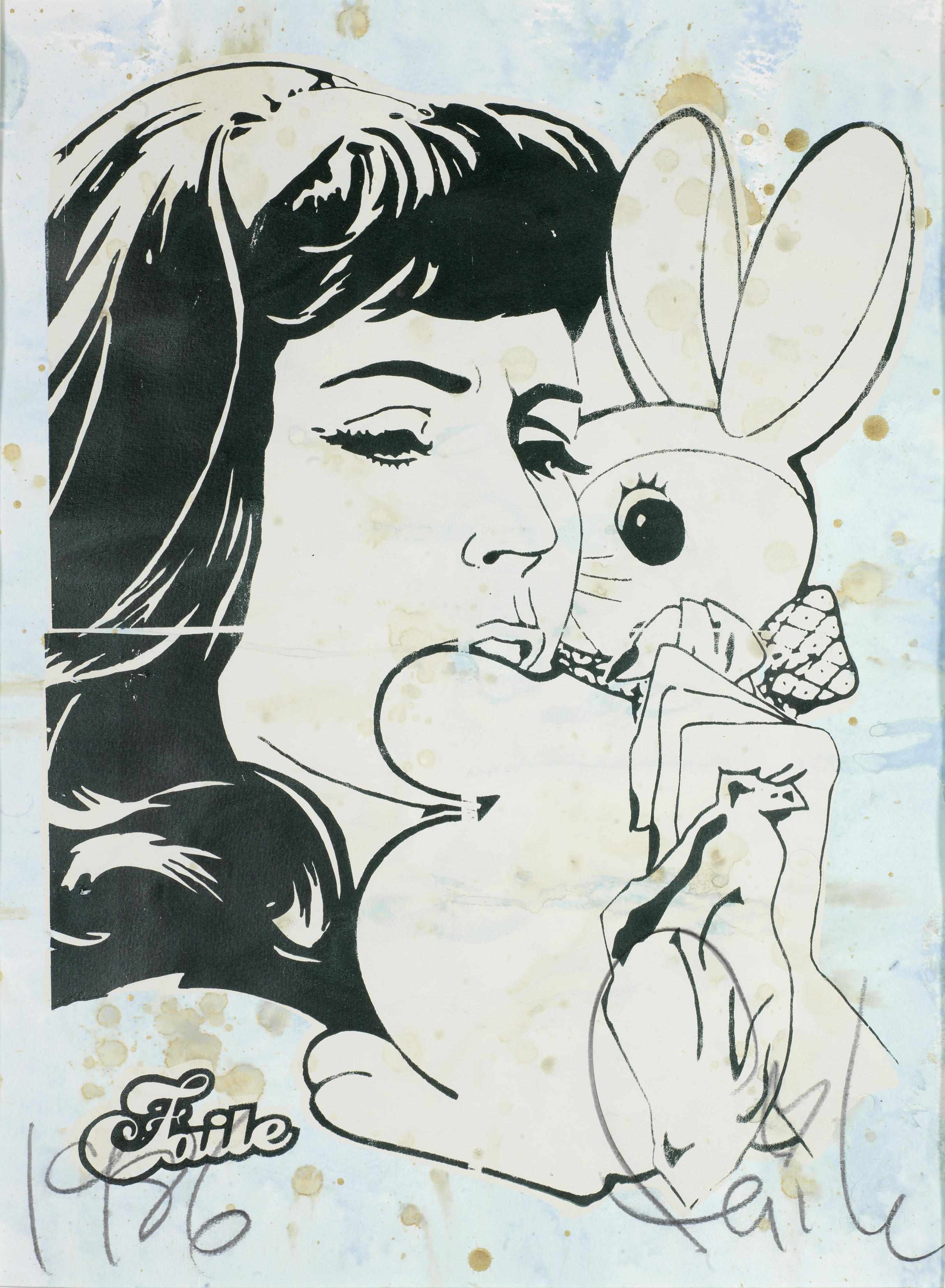 Appraisal: Faile American Canadian founded Bunny Girl signed stamped DEC on