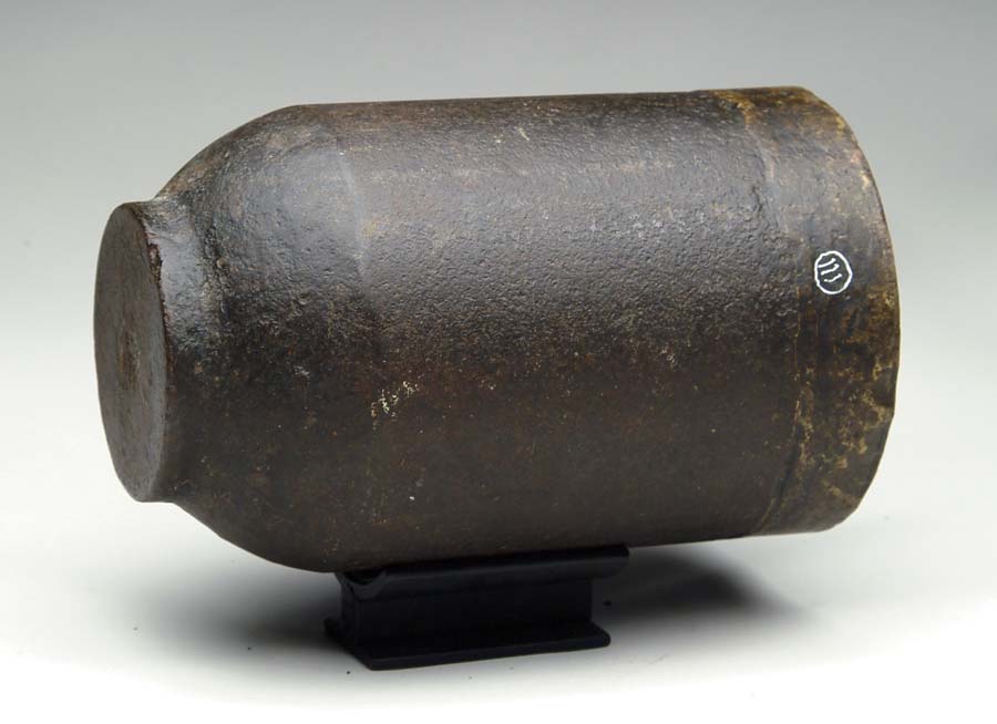 Appraisal: US RIFLED -POUNDER PARROTT CHILLED NOSE BOLT Non-excavated Unfired One