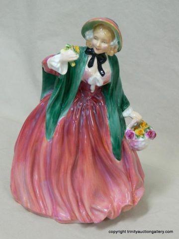 Appraisal: Royal Doulton Lady Charmian Porcelain Figurine - She holds a