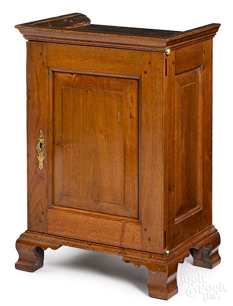 Appraisal: Pennsylvania Chippendale walnut spice chest Exclusive on Bidsquare Philadelphia or