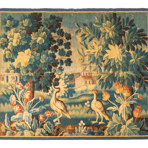 Appraisal: A Continental Pastoral Scene Tapestry EARLY TH CENTURY possibly Flemish