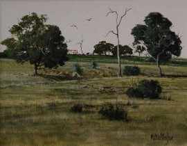 Appraisal: Michael Taylor born Outside Tamworth Country Homestead Green Pastures oil