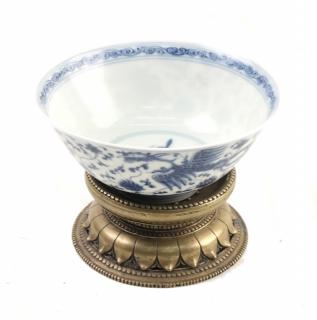 Appraisal: Early Chinese Blue and White Bowl Early Chinese blue and