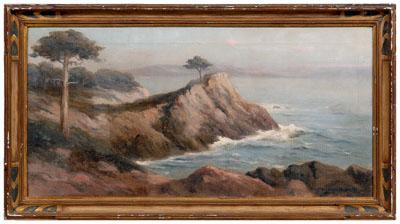 Appraisal: Walter Albert Engelhardt painting California - California coastline signed lower