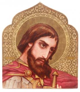 Appraisal: RUSSIAN ICON CIRCLE OF VASNETSOV CIRCA A FINE RUSSIAN ICON