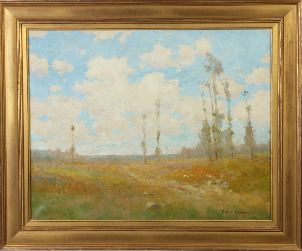 Appraisal: Roy Mason American - Autumn landscape Sgn Lower right Roy