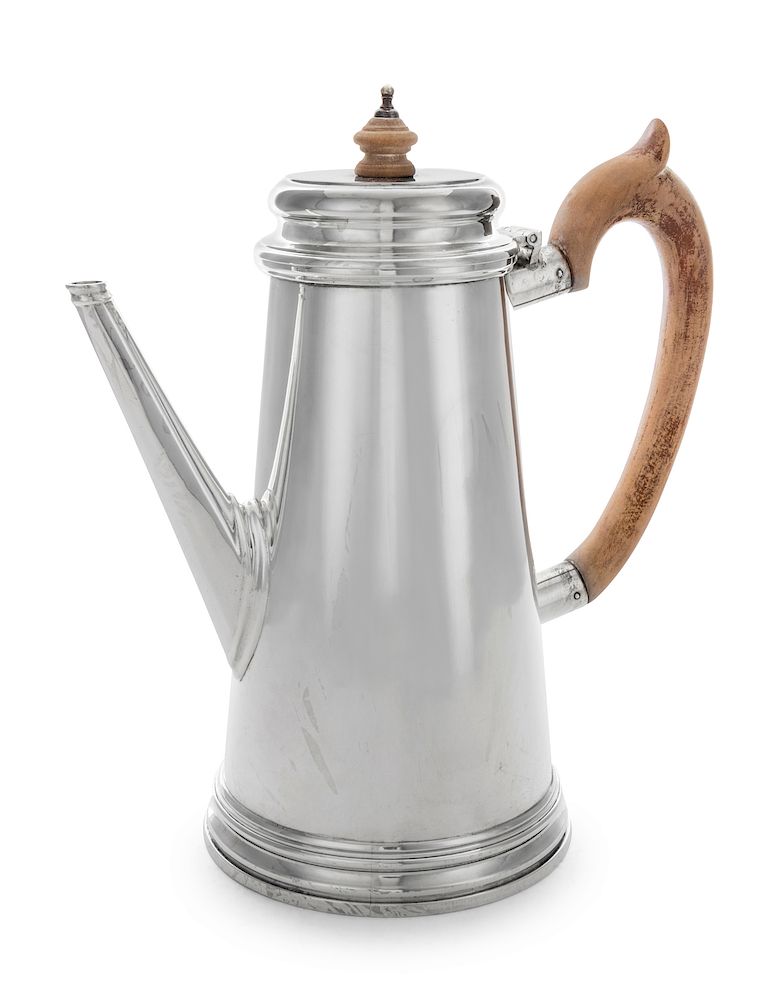 Appraisal: An English Silver Coffee Pot An English Silver Coffee Pot